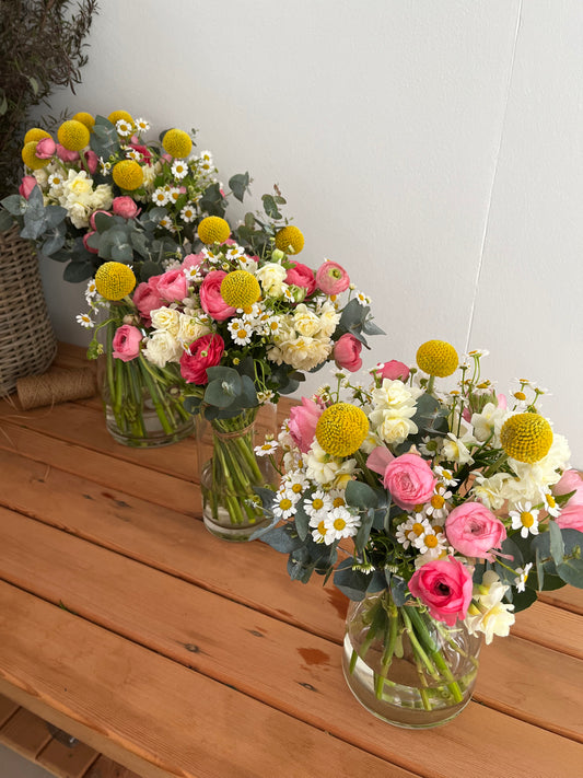 Lemon and Strawberry Sorbet Bouquet